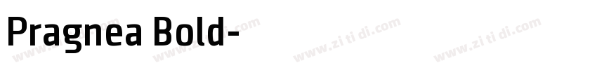 Pragnea Bold字体转换 Pragnea Bold字体转换